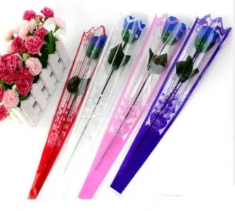 Bolsas de embalaje de rosas