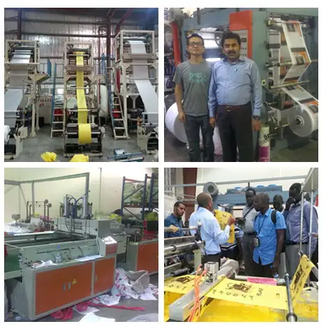 Plastic bag machine factory