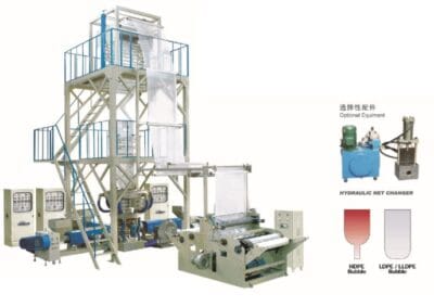 Tres capas extrusora de film tubular