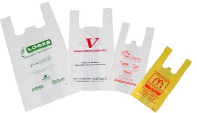 bolsas de camiseta plastico